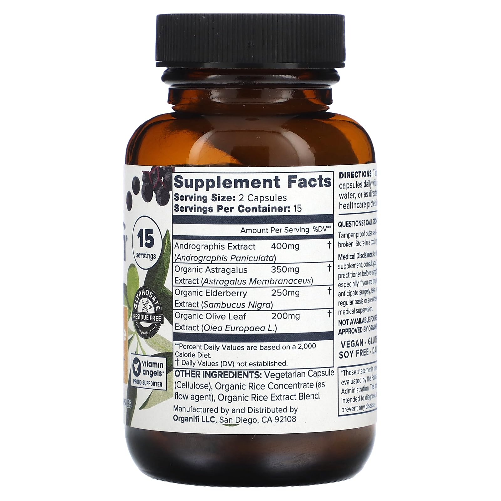 Organifi Critical Immune capsules closeup highlighting daily immune support.
