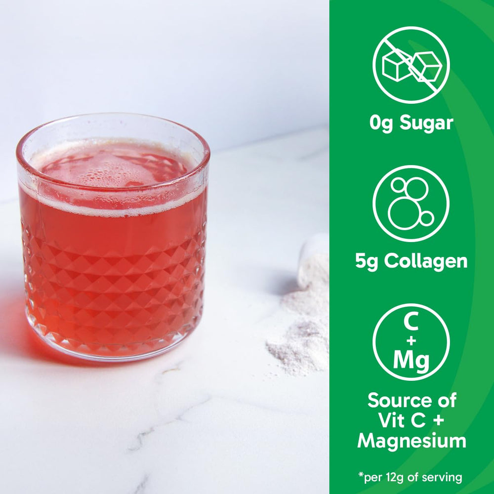 Organika electrolytes and collagen integrated into a morning routine drink