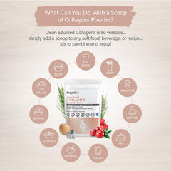 Organixx Collagen Powder in a coffee mug for morning routine.