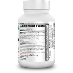 Organixx turmeric curcumin bottle pouring capsules for digestive comfort.