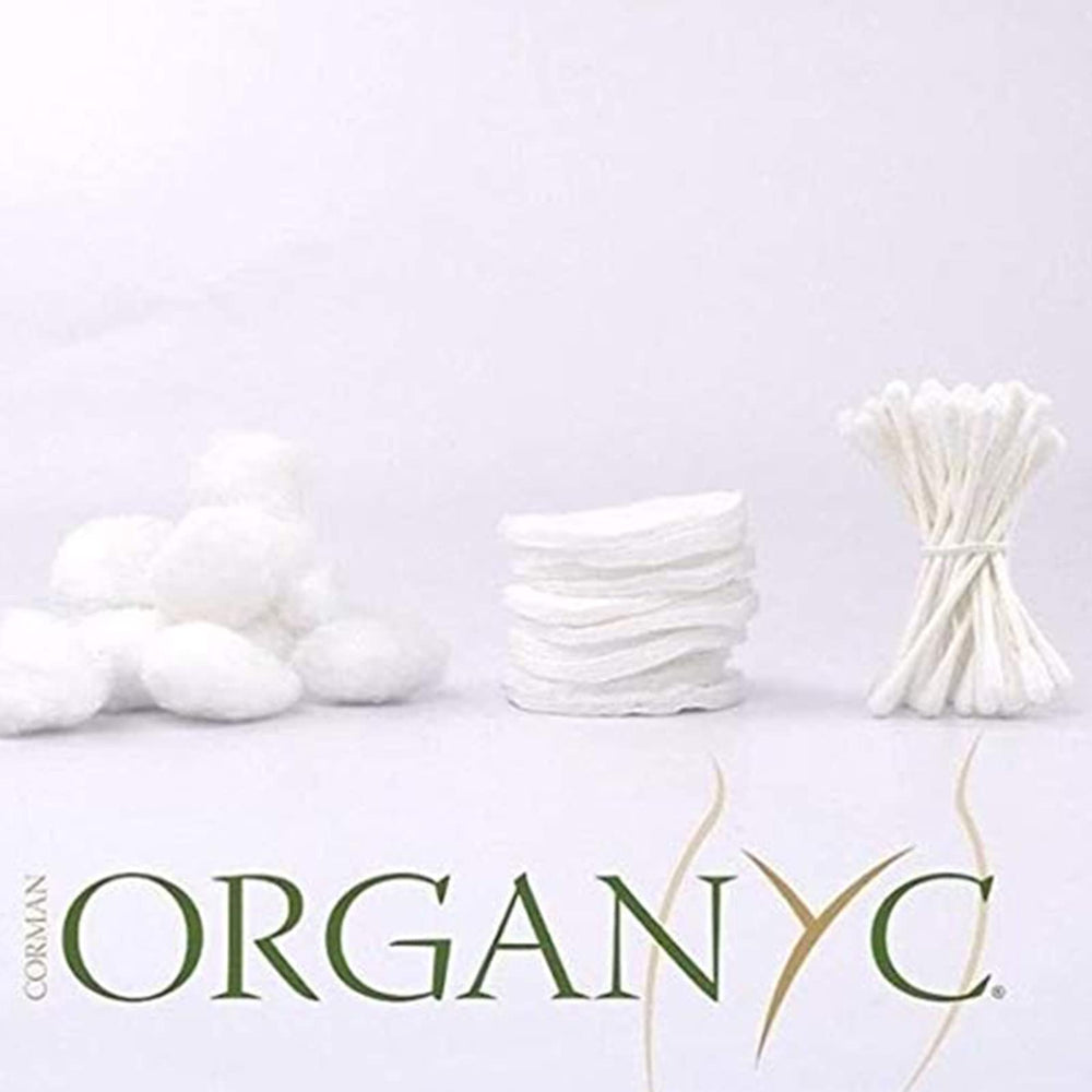 Organyc discos de algodón orgánico para piel sensible, sin químicos añadidos.