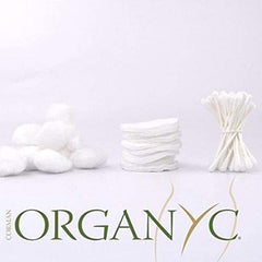 Organyc discos de algodón orgánico para piel sensible, sin químicos añadidos.