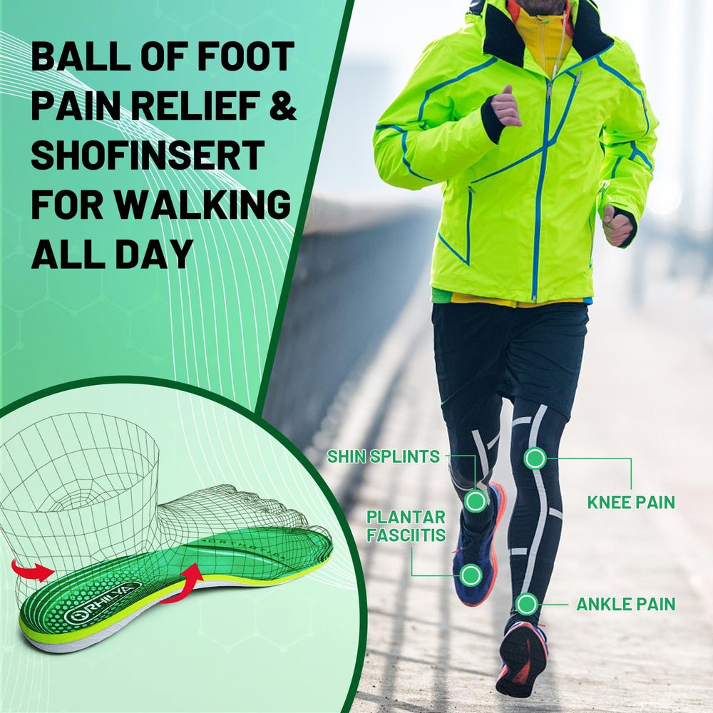 ORHILYA universal-fit trim-to-fit insoles suit men and women