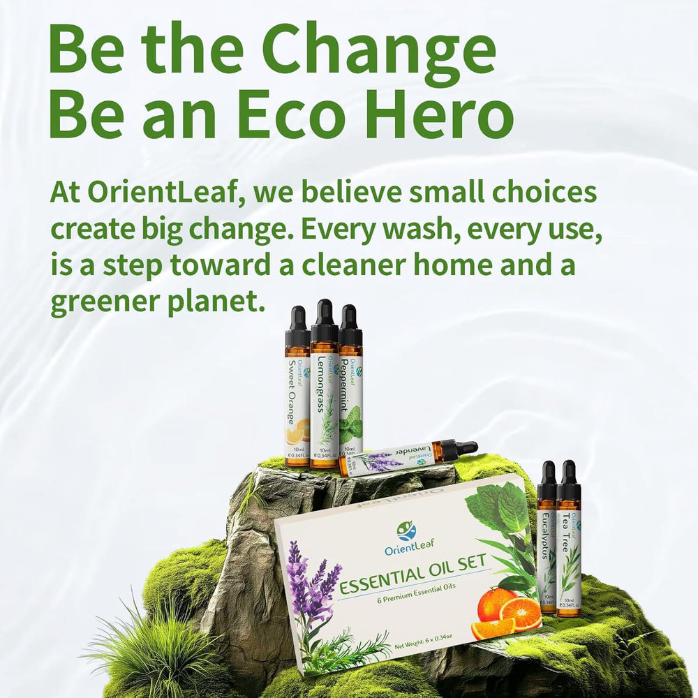 ORIENTLEAF Gift packaging oil set for thoughtful stocking stuffers.