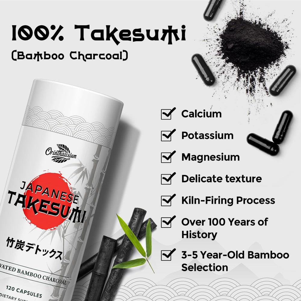 Orinthalixium Takesumi activated charcoal porosity closeup highlights adsorption capacity