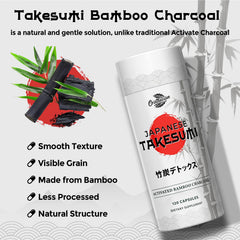 Orinthalixium Takesumi label detail emphasizes bamboo charcoal origin