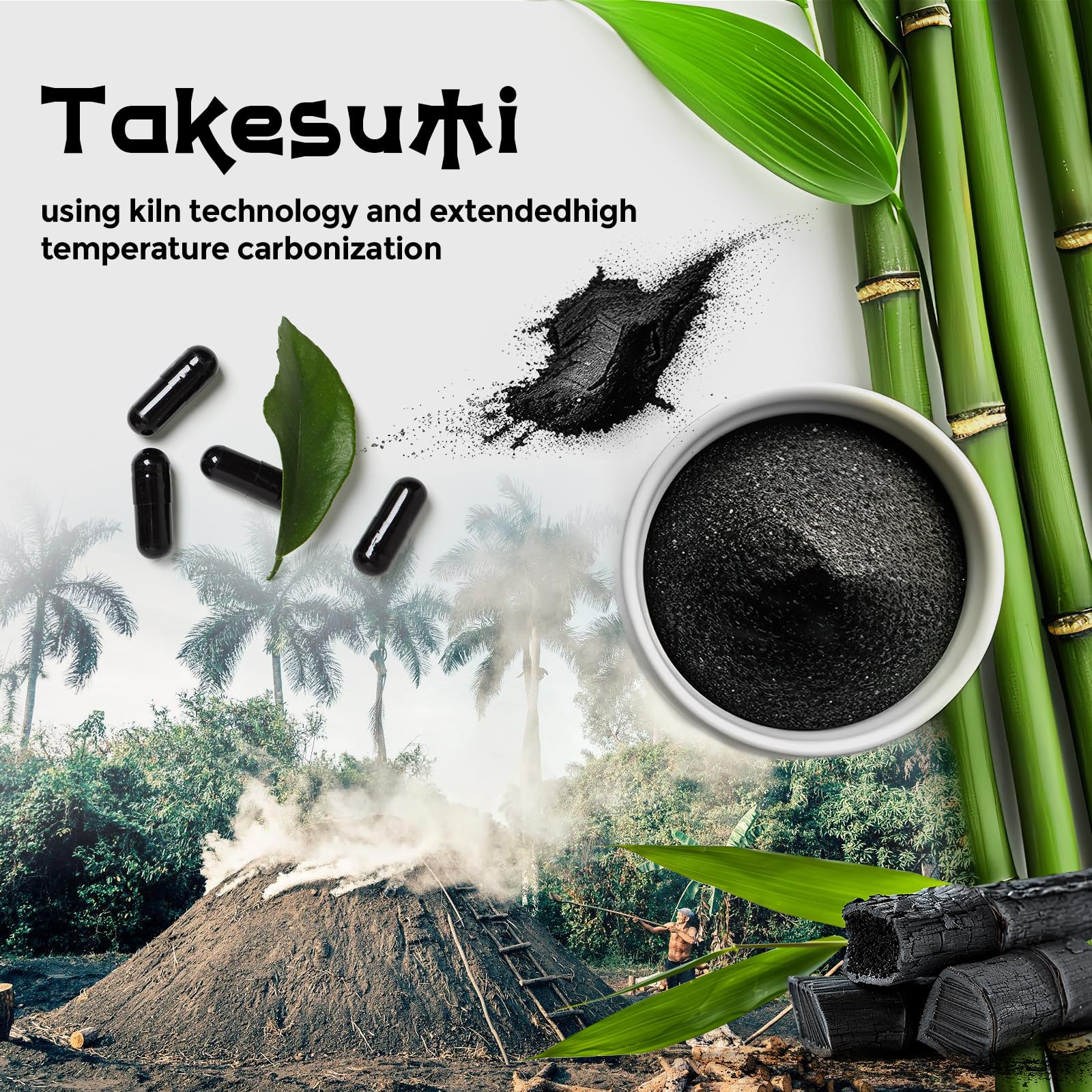 Orinthalixium Takesumi vegan capsules on label emphasizing convenience