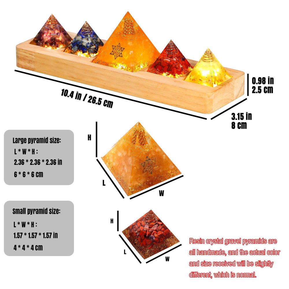 Ornalrist home decor pyramid setup for bedrooms and study spaces