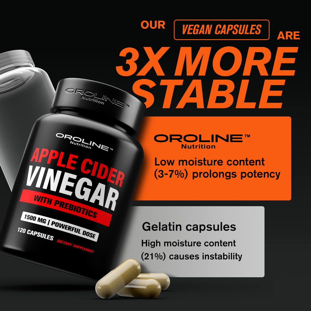 Hands holding OroLine capsule bottle for easy daily routine
