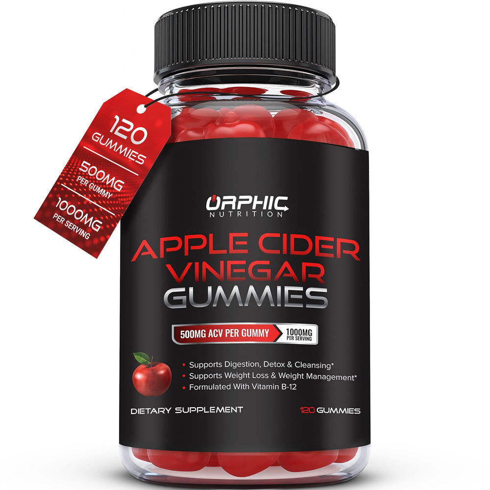 Orphic Nutrition Apple Cider Vinegar Gummies pack supports daily digestion and wellness.