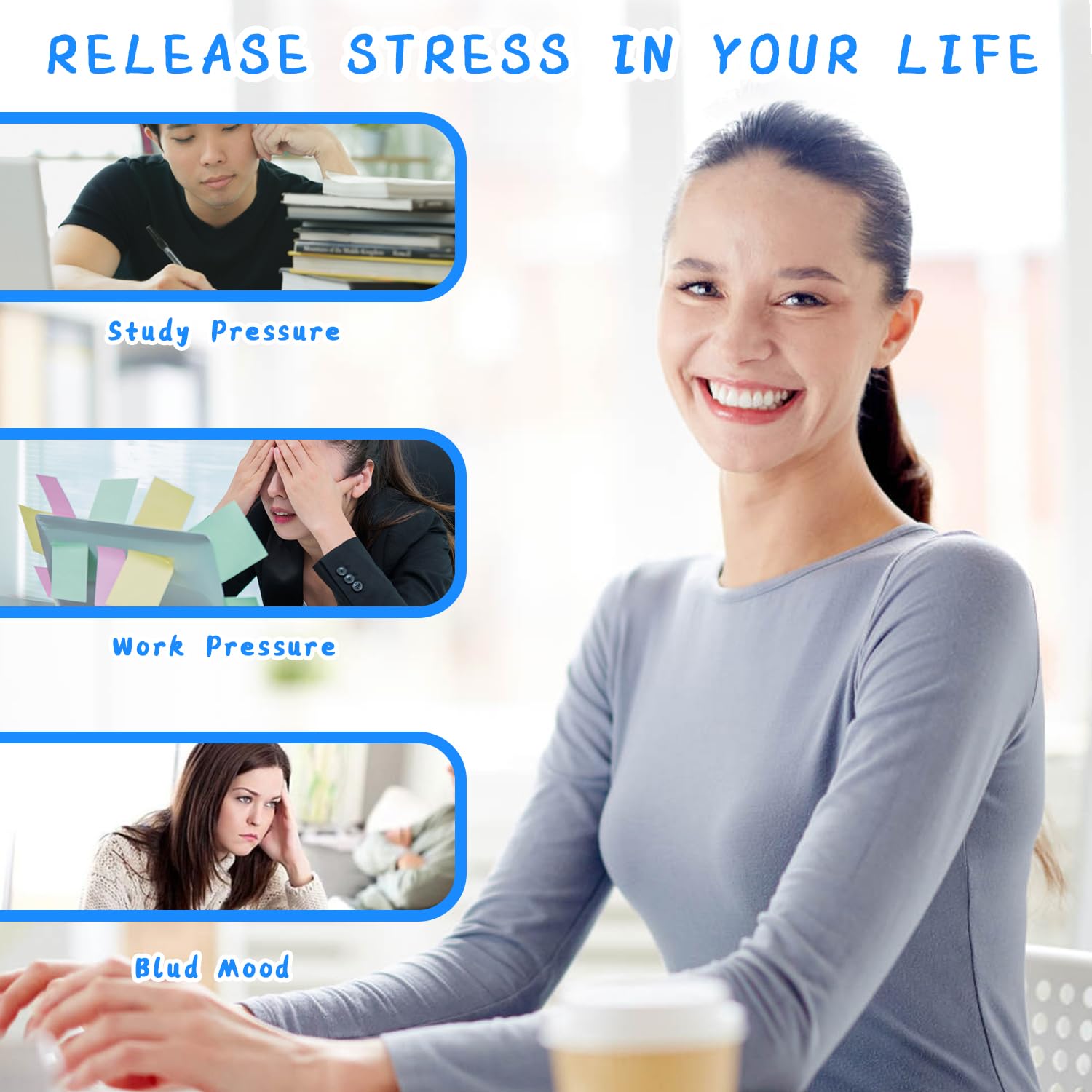 Ortarco office ring supports concentration with discreet finger massage