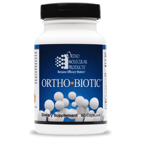 Ortho Biotic capsules bottle promotes gut balance and immune-friendly support.
