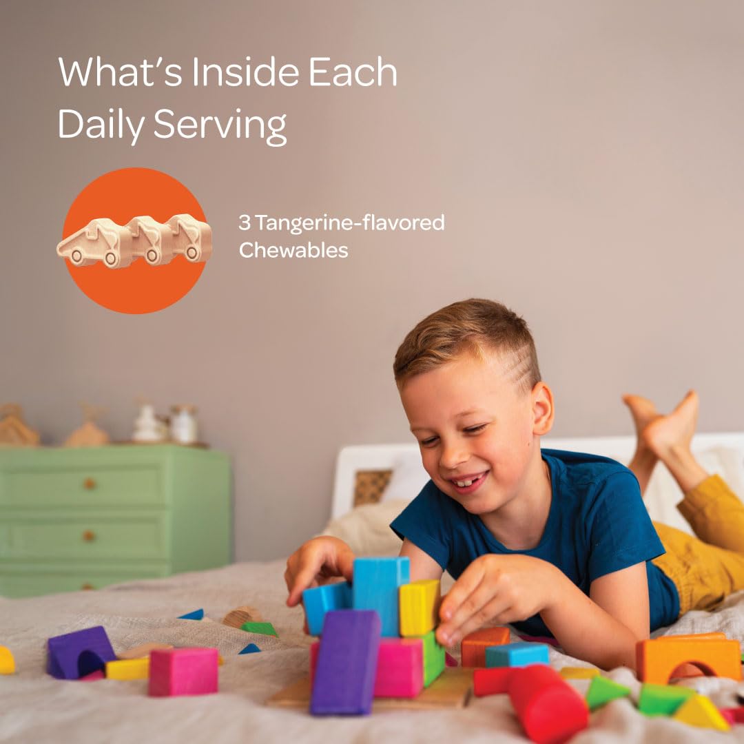 Orthomol Immun Junior C Plus daily dose demonstrates simple intake for families.