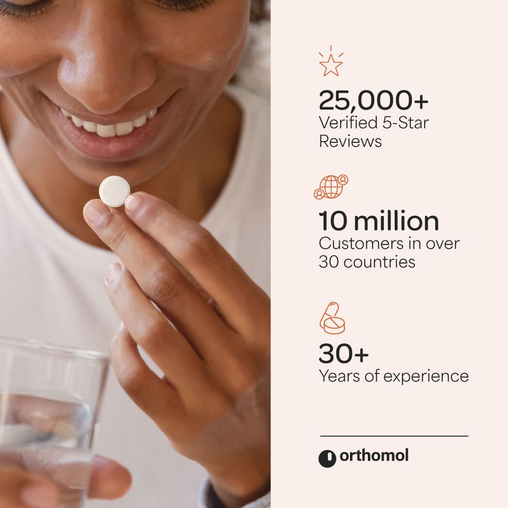 Orthomol Immun packaging highlights a 7-day supply