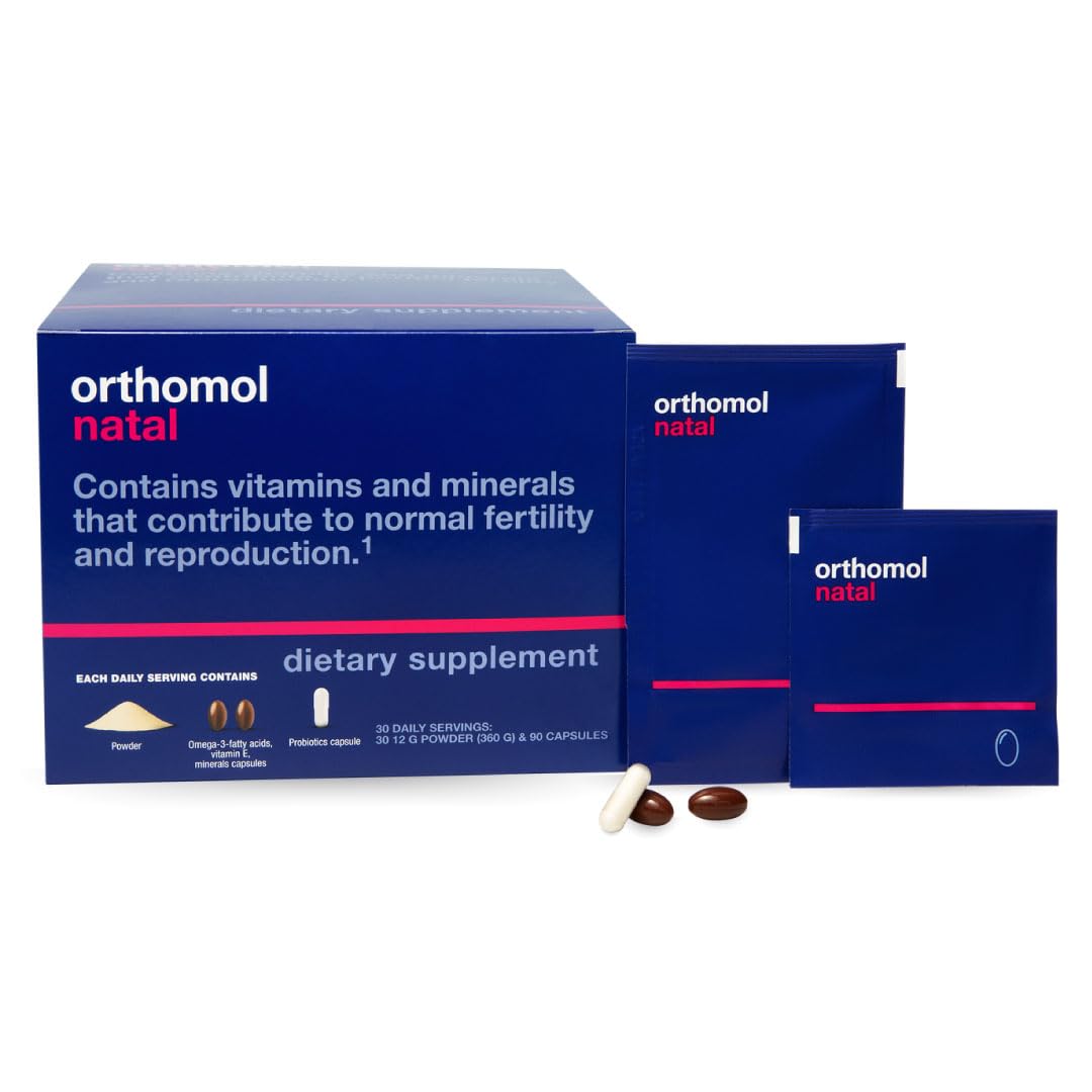 Orthomol Natal daily pack ready for a simple prenatal routine.