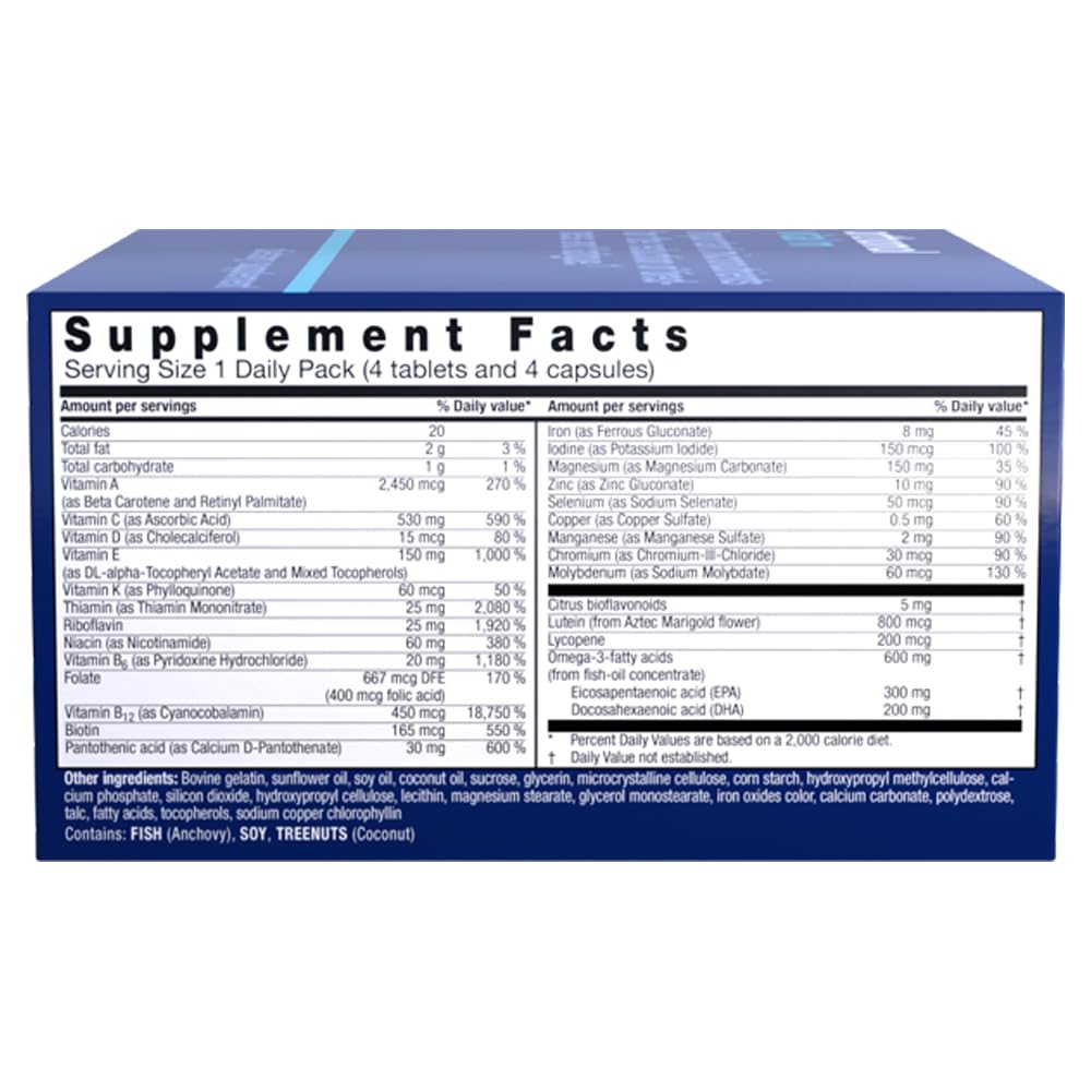 Orthomol Vital M ingredients science; emphasizes vitamin profile.