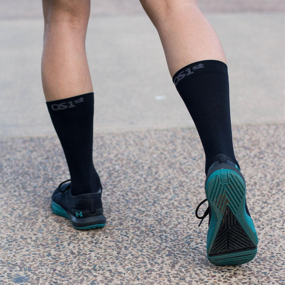 OrthoSleeve Diabetic Socks worn on foot demonstrating seamless comfort