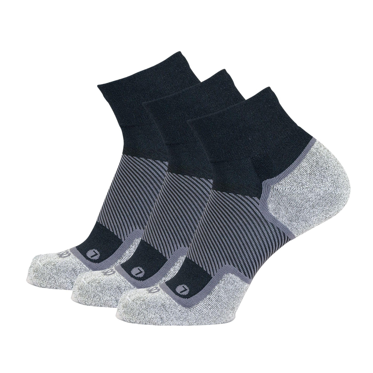 OrthoSleeve Diabetic Socks seamless on foot delivering gentle support and dry comfort.