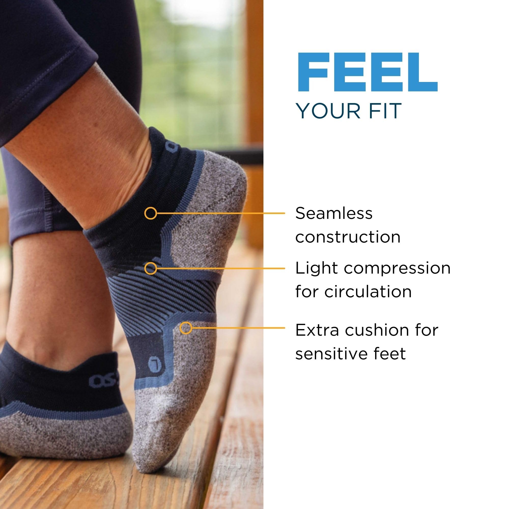 OrthoSleeve WC4 features built-in contoured padding for comfort where it matters