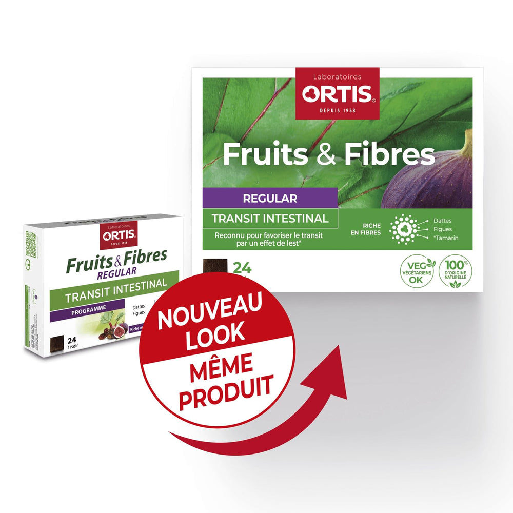 Ortis Fruits & Fibres 24 Cubes ready to serve.