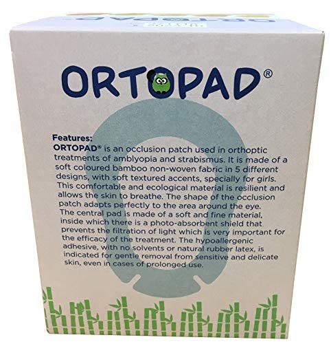 Ortopad 50-patch box with five designs enhances patching routines for families.
