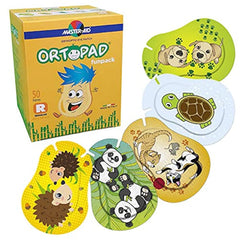 Ortopad Hedgehog design bamboo eye patches for comfortable daily wear.