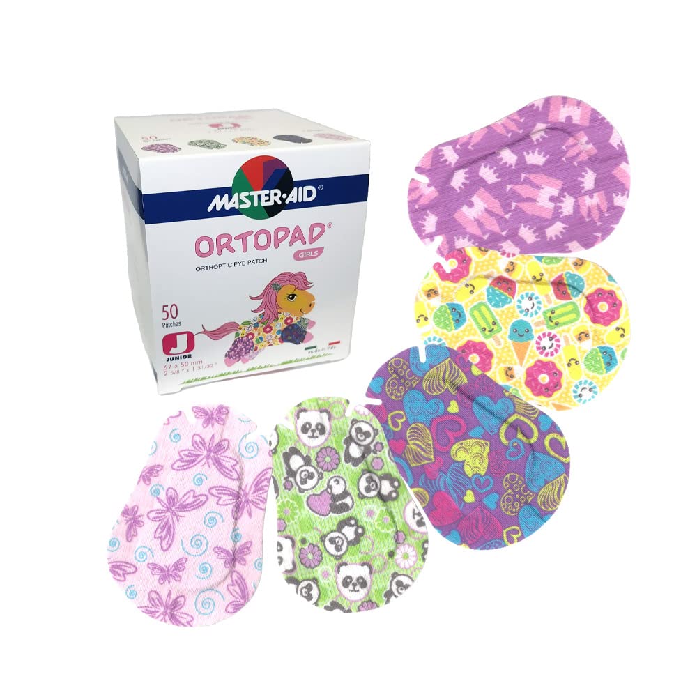 Ortopad Bamboo Eye Patches Ice Cream Pack box, gentle wear and light protection for kids 0-2.