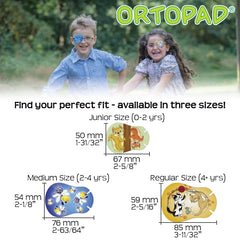 Ortopad Bamboo Eye Patches panda design promotes gentle wear during patching sessions