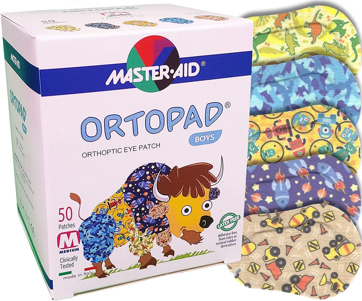 Ortopad light protection inlay demonstrating maximum light shielding.