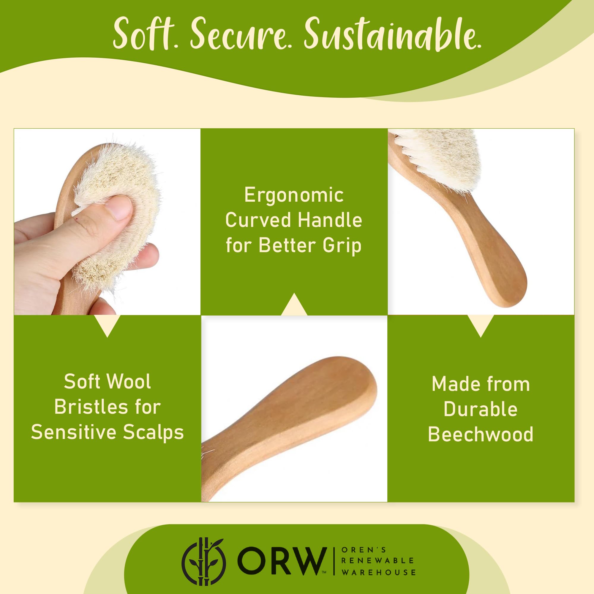 ORW OREN’S ideal baby shower gift thanks to practical design and timeless materials.