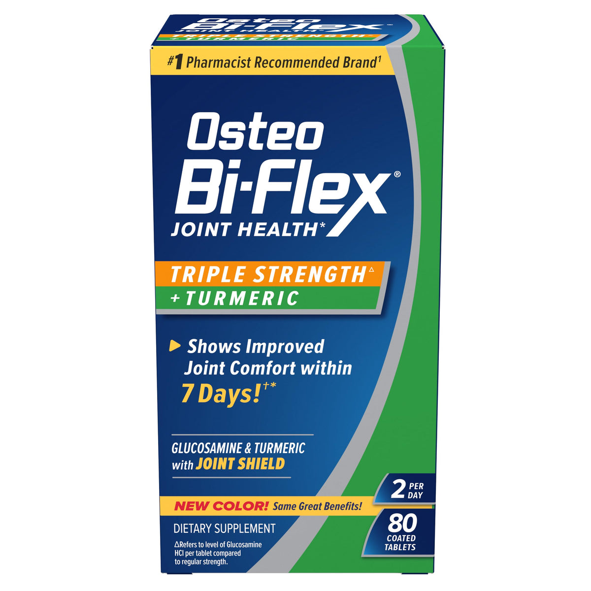 Osteo Bi-Flex bottle front showing joint support for daily activity.
