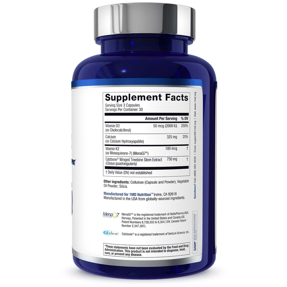 OsteoMD bottle in a 2-pack to emphasize value