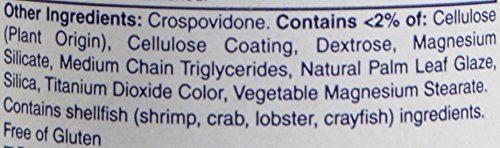 Osteo Bi-Flex Triple Strength nutrition facts panel with vitamins and minerals.