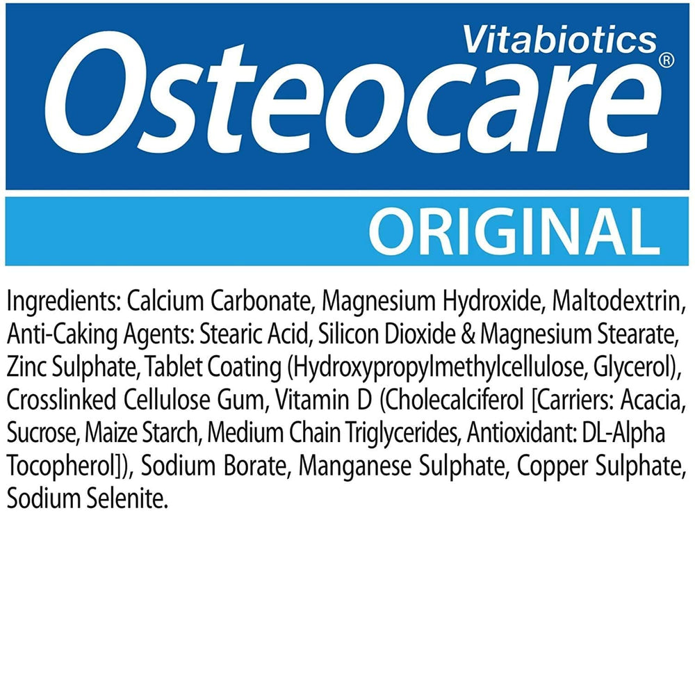 Osteocare immunity support image suggests potential immune health benefits.