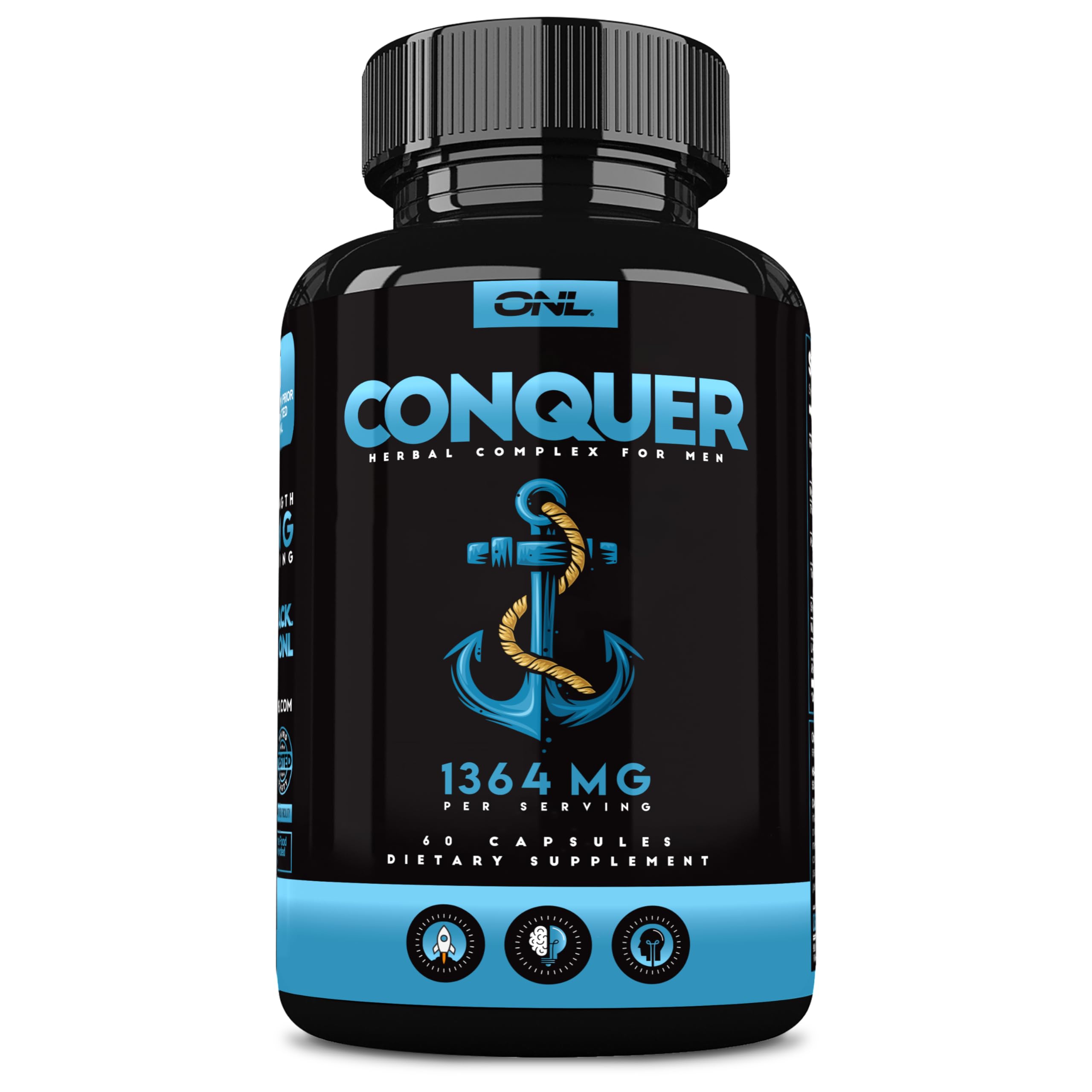 Osyris Nutrition Lab ONL Conquer bottle front view for vitality support