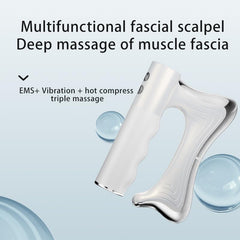 OTBK heated muscle scraping tool ergonomic handle enables full body reach.
