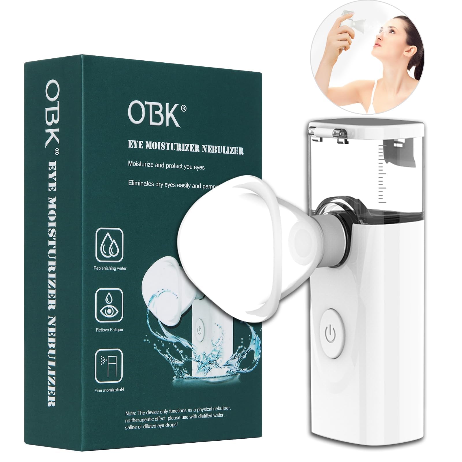 OTBK Nano Mist eye care device provides gentle hydration for refreshed eyes on the go