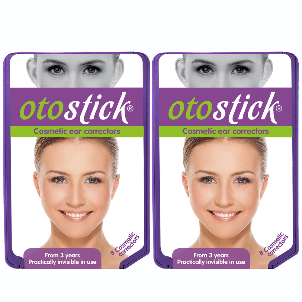 Otostick balance ear-corrector behind the ear for natural, discreet appearance.