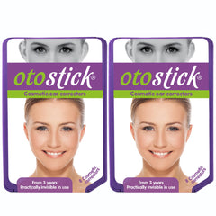 Otostick balance ear-corrector behind the ear for natural, discreet appearance.