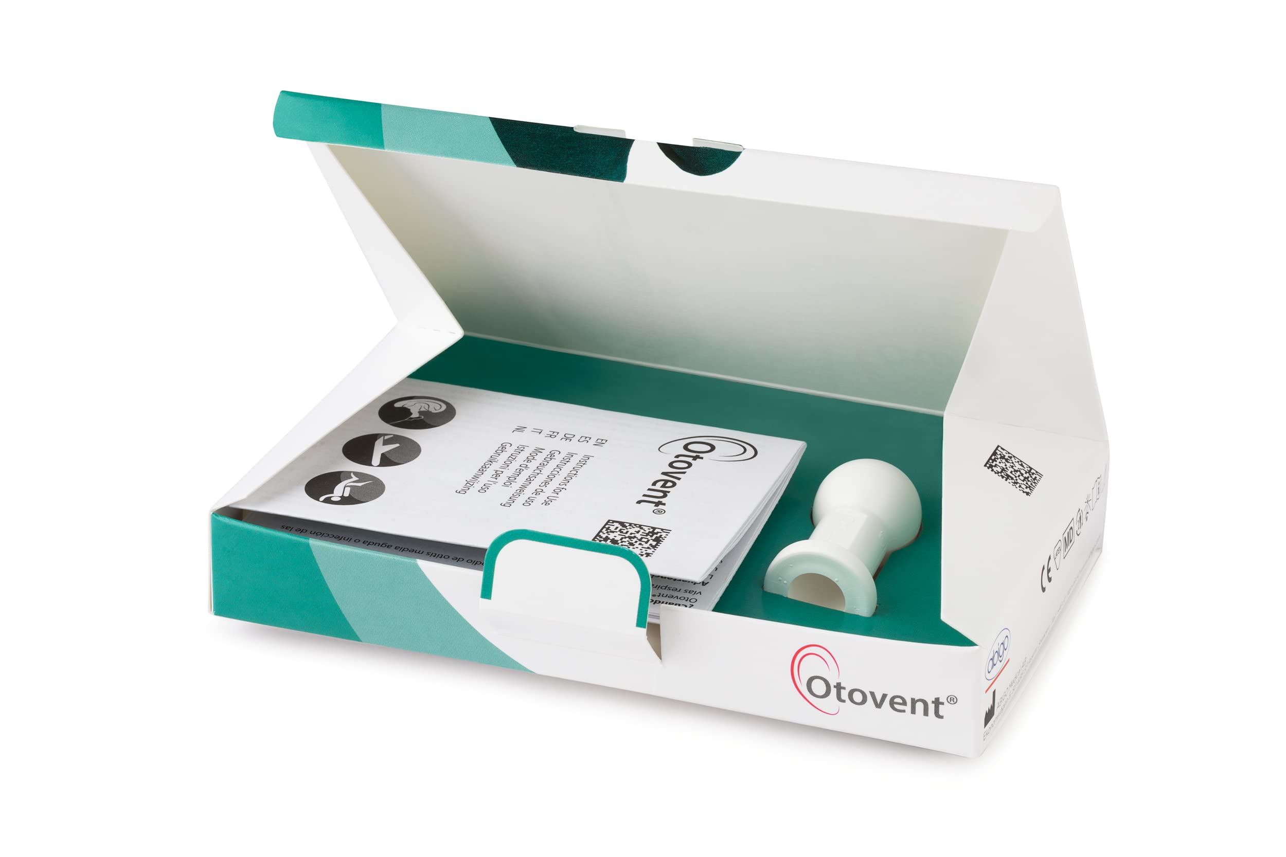 Otovent nasal adaptor and balloon for safe eustachian tube relief