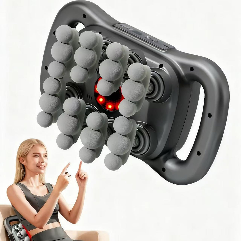 Otpuskay 24-head collection demonstrates versatile interchangeable heads for full-body relief.