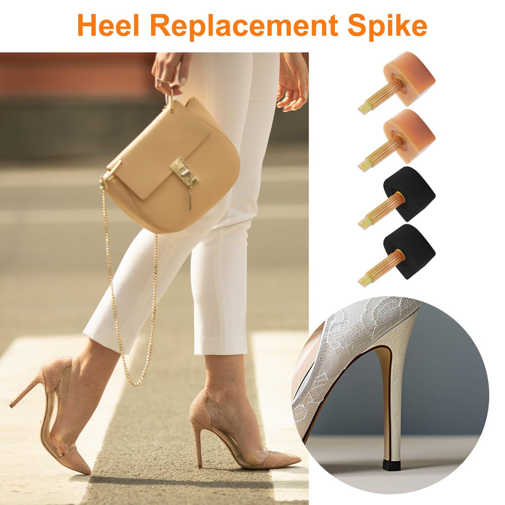 Puntas de tacón Oubaka de 11 mm para tacones más duraderos y silenciosos.