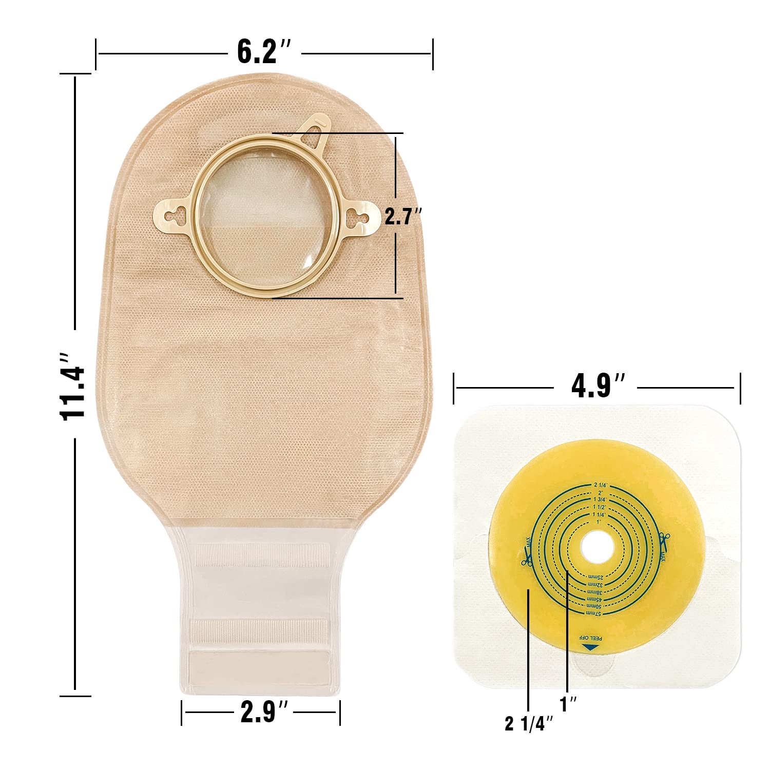 OUCHAN Carbou buckle ring attachment enables quick, secure pouch connections.