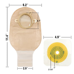 OUCHAN Carbou buckle ring attachment enables quick, secure pouch connections.