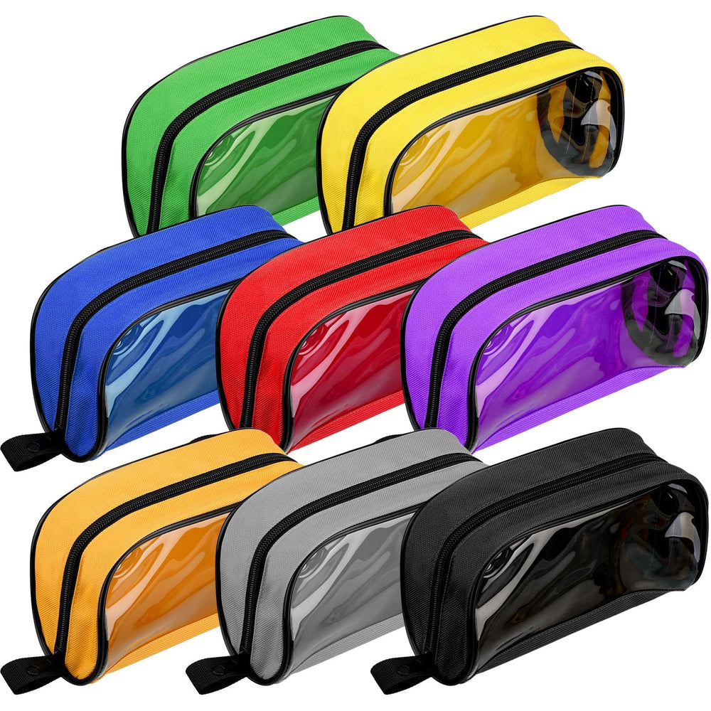 Oudain 8-pcs first aid bag colorful pack keeps supplies organized on the go.