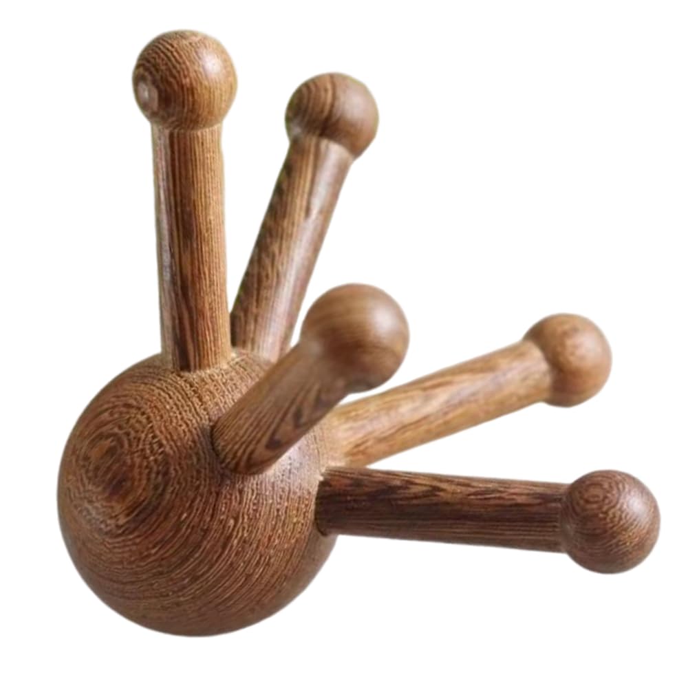 OULIGET Masajeador puntos gatillo 5 patas ofrece alivio dirigido para músculos tensos.