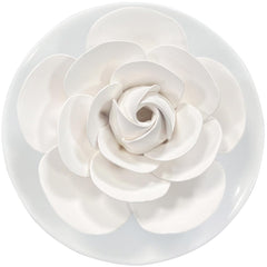 OuMeiben difusor cerámico pasivo blanco Camelia ideal para ambientar escritorio y habitación.