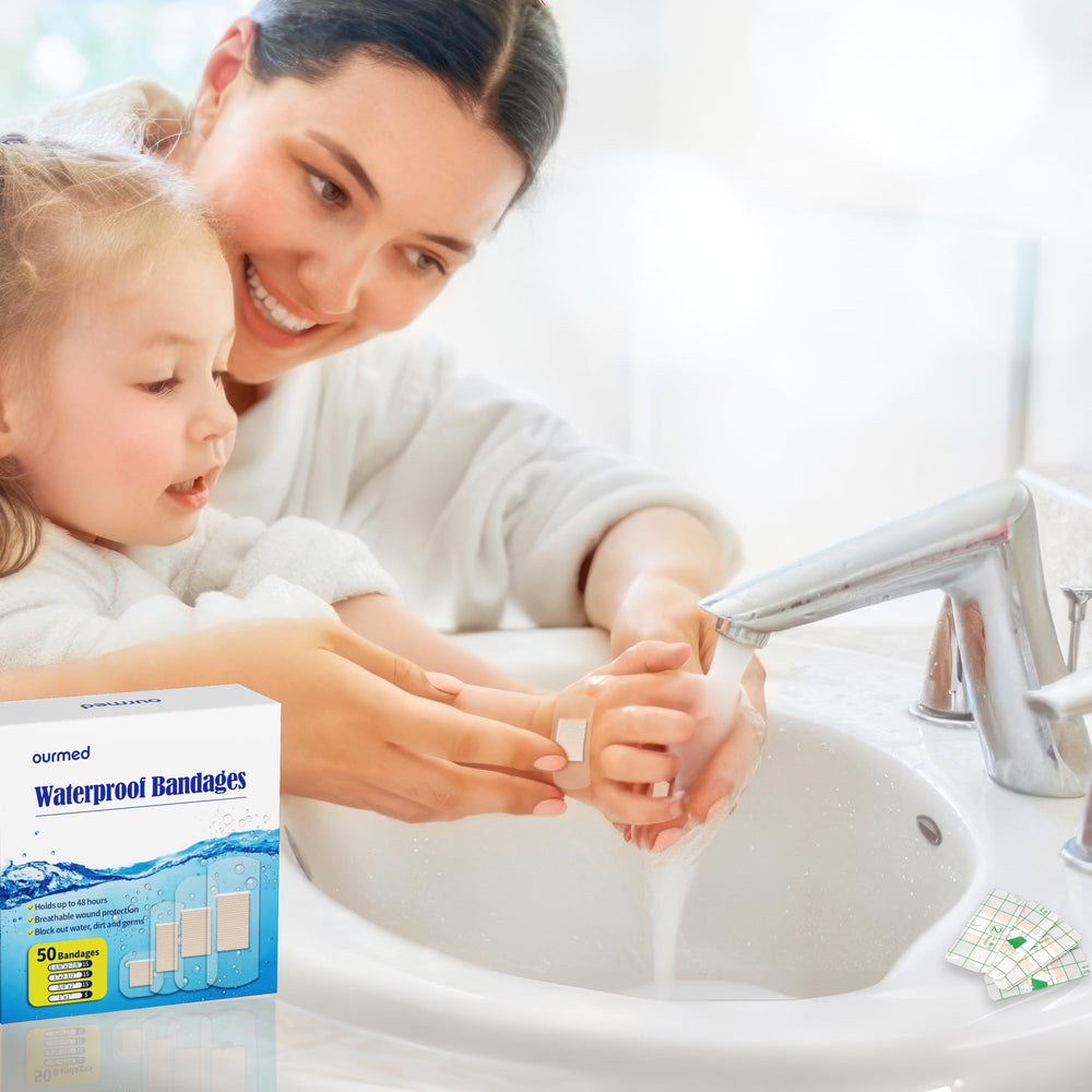 Ourmed curitas para uso diario y deporte, ideales en ducha o piscina.