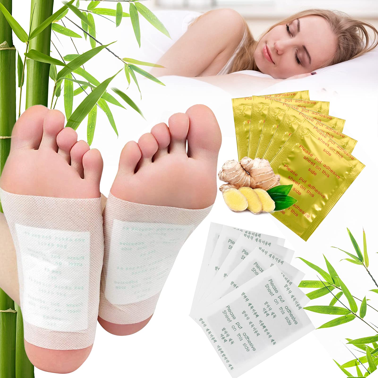 Outgeek Foot Pads vinegar pack 120 promotes restful nights with cleansing action