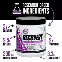 Outwork Nutrition betaine anhydrous scoop highlights recovery-focused ingredient.